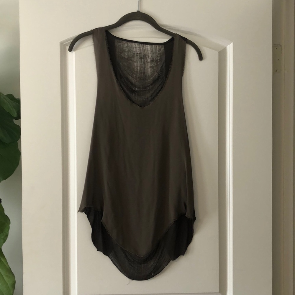 Raquel Allegra silk tank
